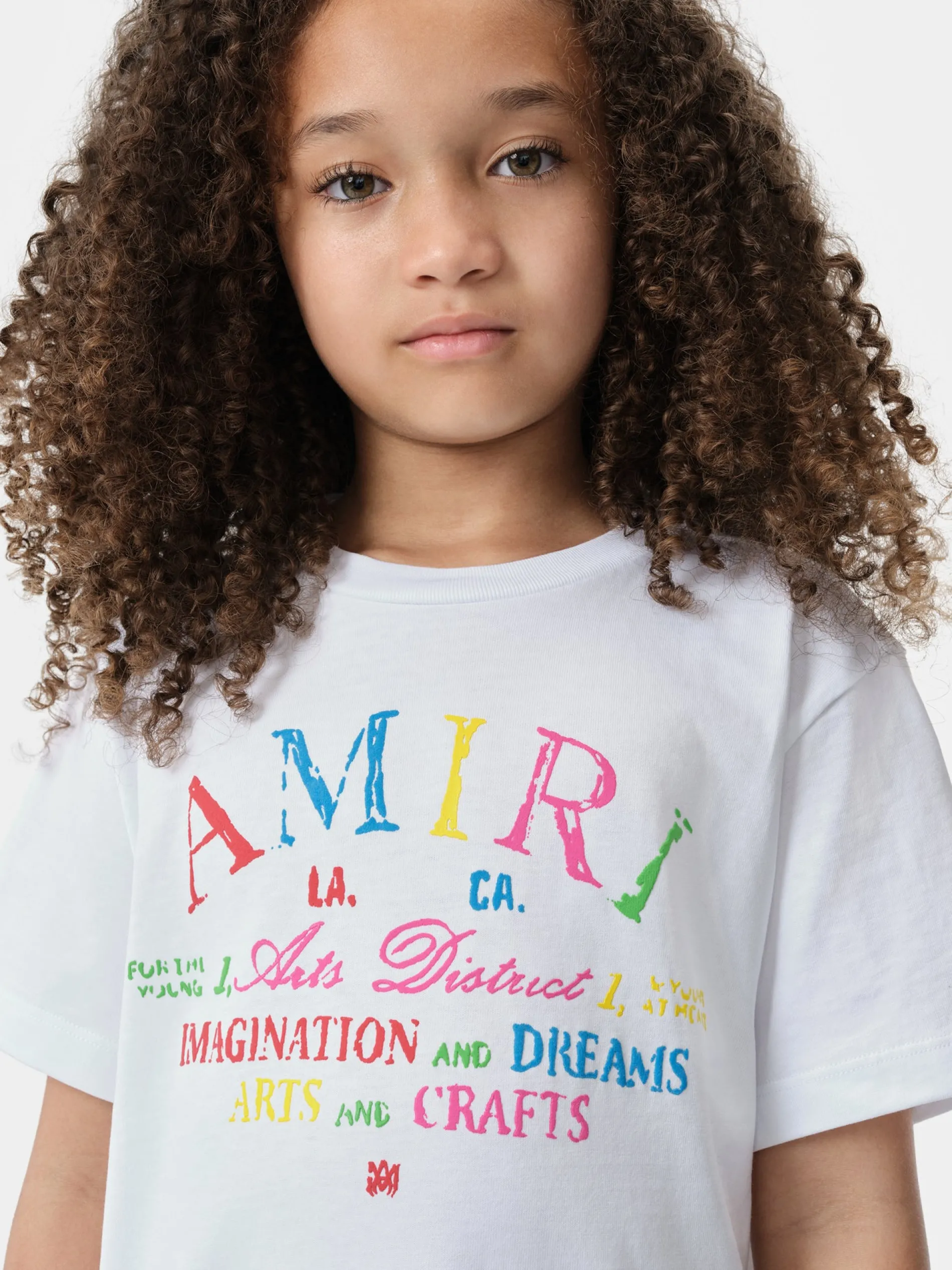 AMIRI Tees<KIDS' ARTS DISTRICT SCRIBBLE TEE White