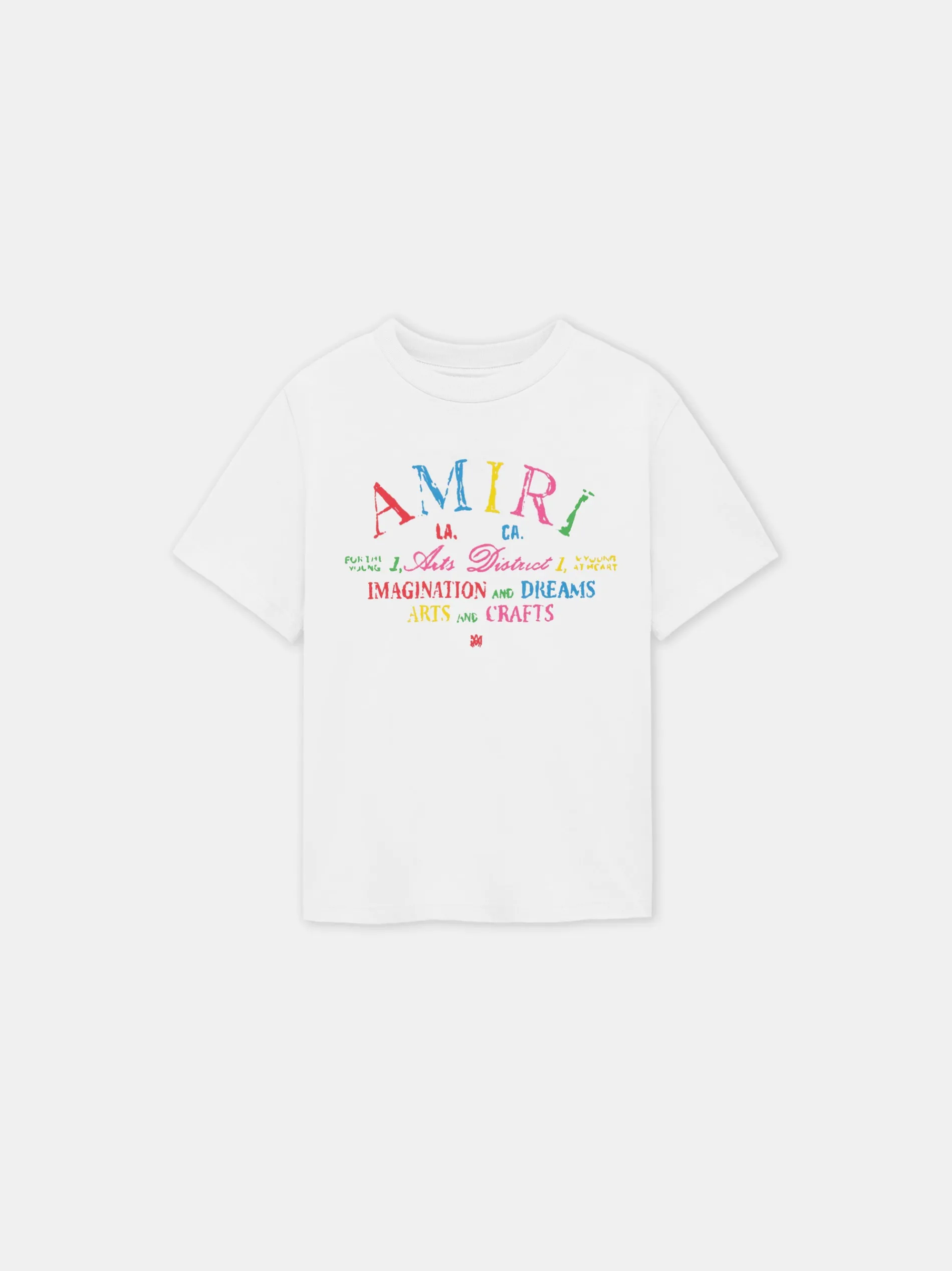 AMIRI Tees<KIDS' ARTS DISTRICT SCRIBBLE TEE White