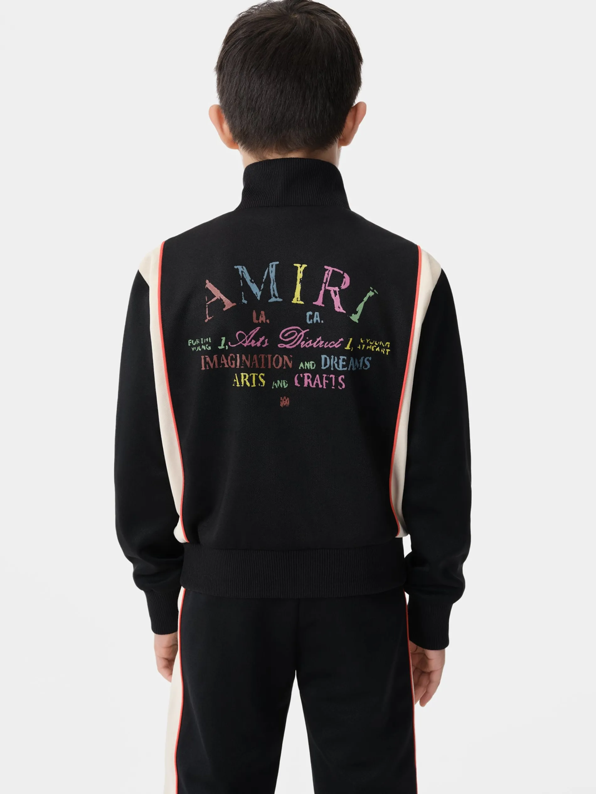 AMIRI Outerwear<KIDS' ARTS DISTRICT TRACK JACKET BLACK