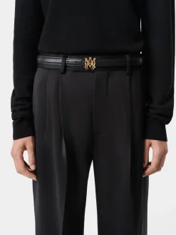 AMIRI Belts|Small Leather Goods<MA 2 CM BELT Gold
