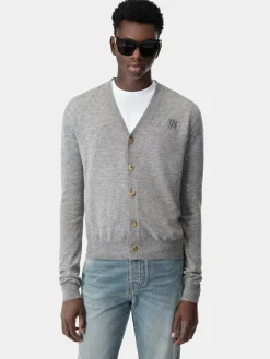 AMIRI Knitwear<MA CARDIGAN Grey