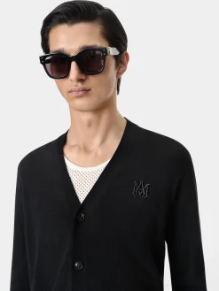AMIRI Knitwear<MA CARDIGAN BLACK