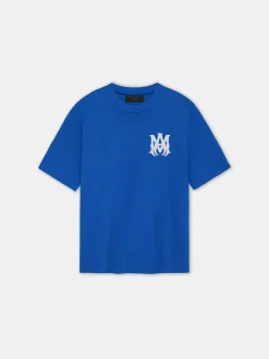 AMIRI Tees<MA CORE LOGO TEE Blue