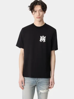 AMIRI Tees<MA CORE LOGO TEE BLACK