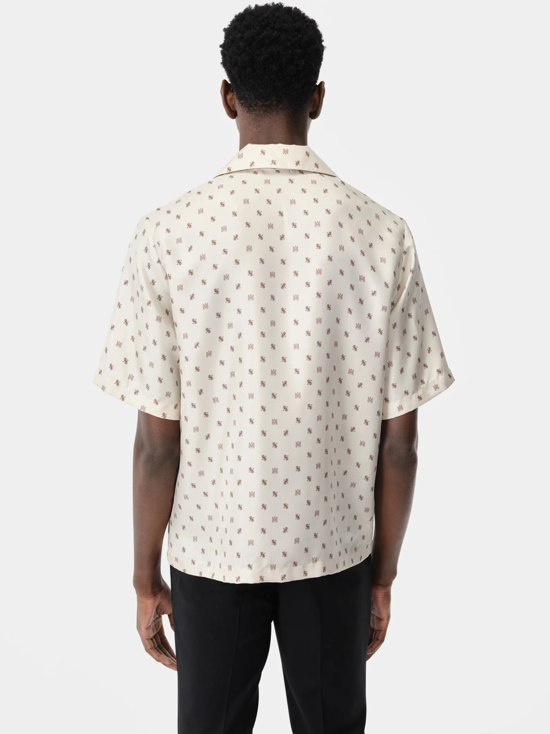 AMIRI Shirts<MA PAISLEY BOWLING SHIRT BIRCH