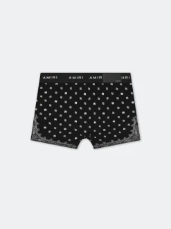 AMIRI Briefs|Briefs<MA PAISLEY BRIEFS 2 PACK BLACK