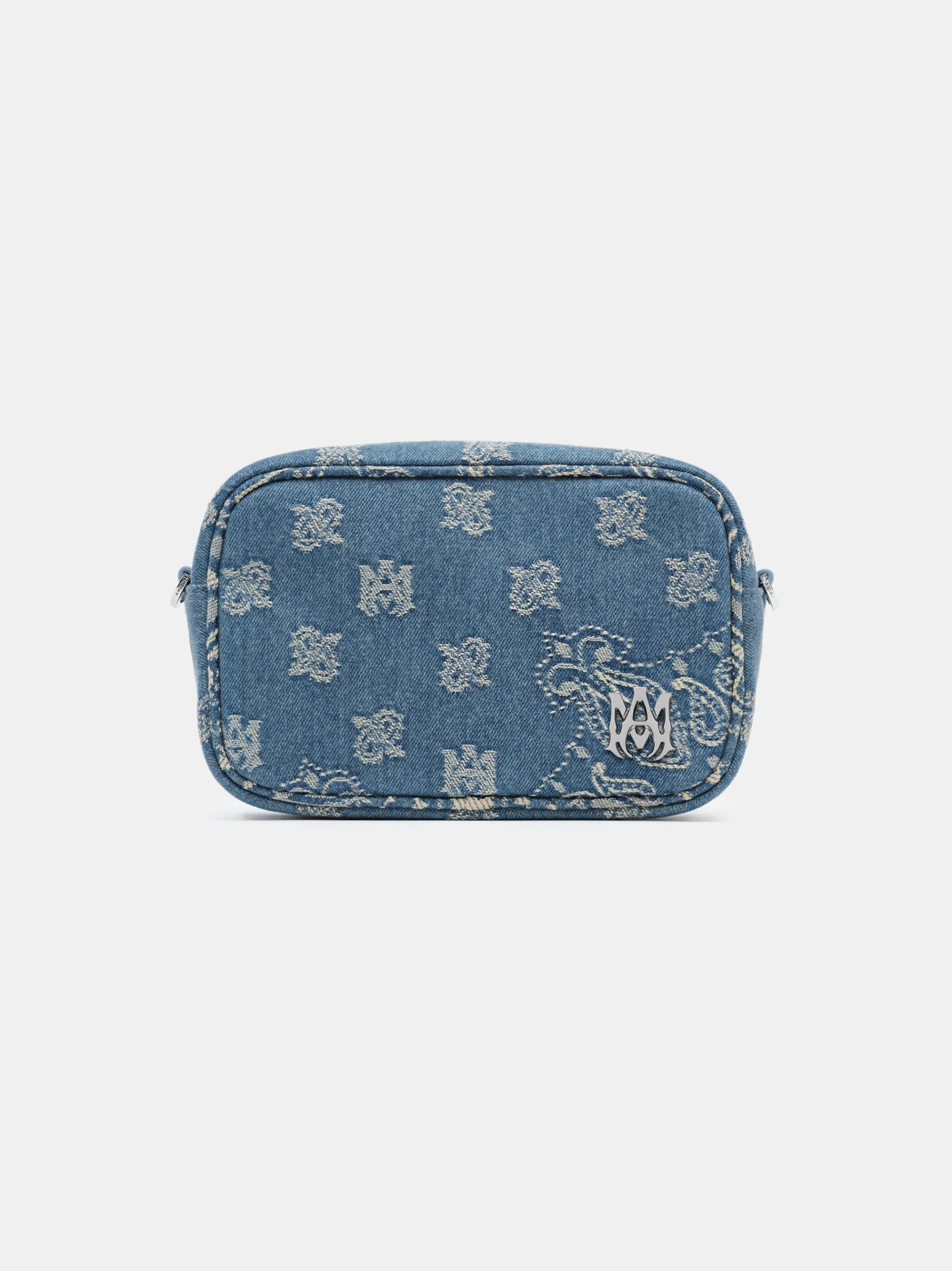 AMIRI Crossbody|Bags<MA PAISLEY JACQUARD CAMERA CASE Antique Indigo