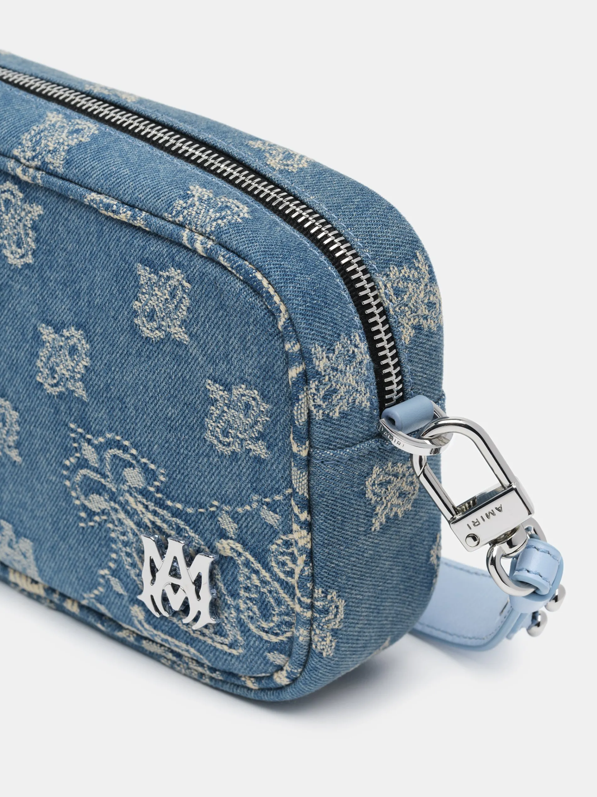 AMIRI Crossbody|Bags<MA PAISLEY JACQUARD CAMERA CASE Antique Indigo