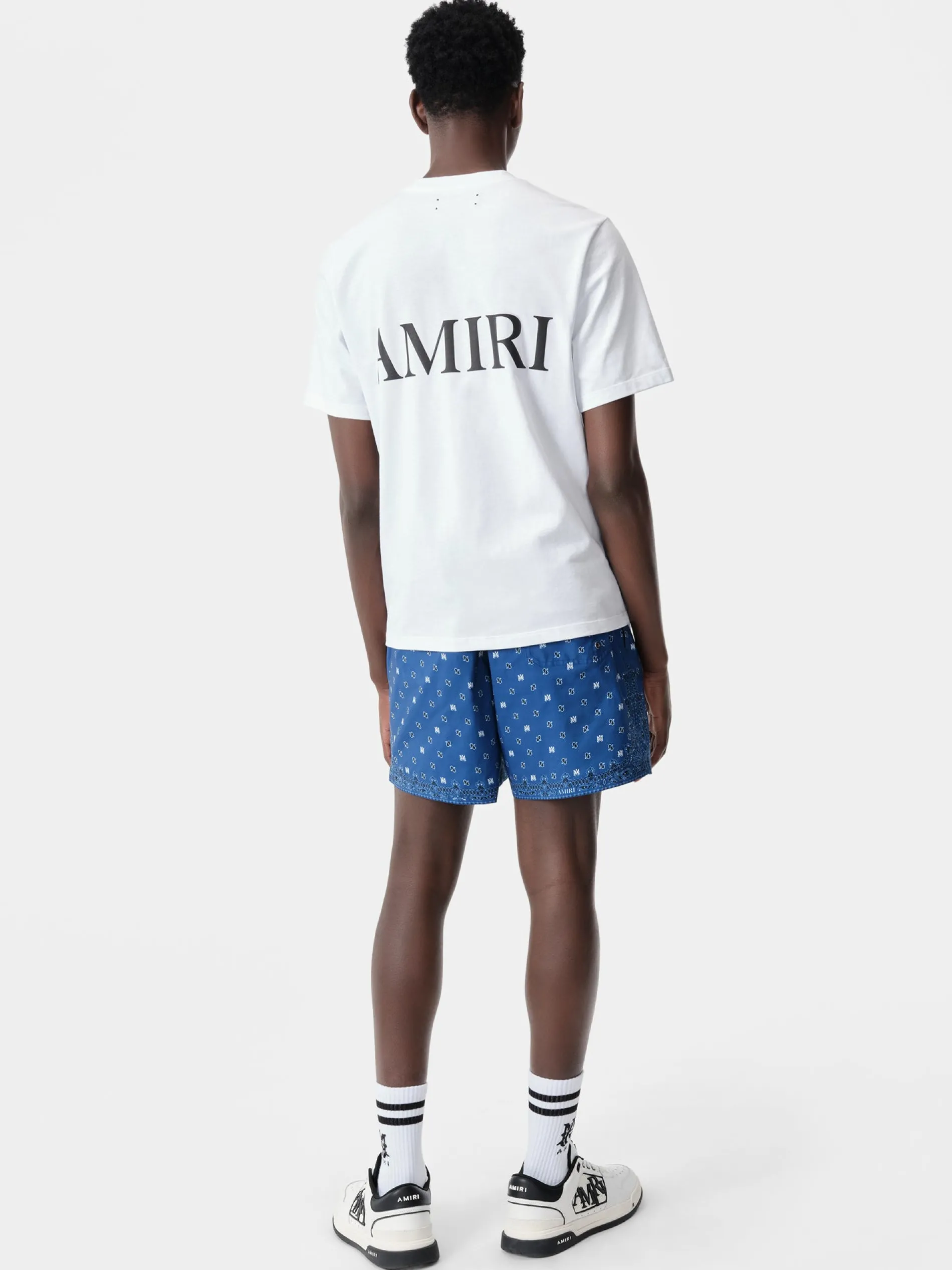 AMIRI Swimwear<MA PAISLEY SWIM TRUNK Blue
