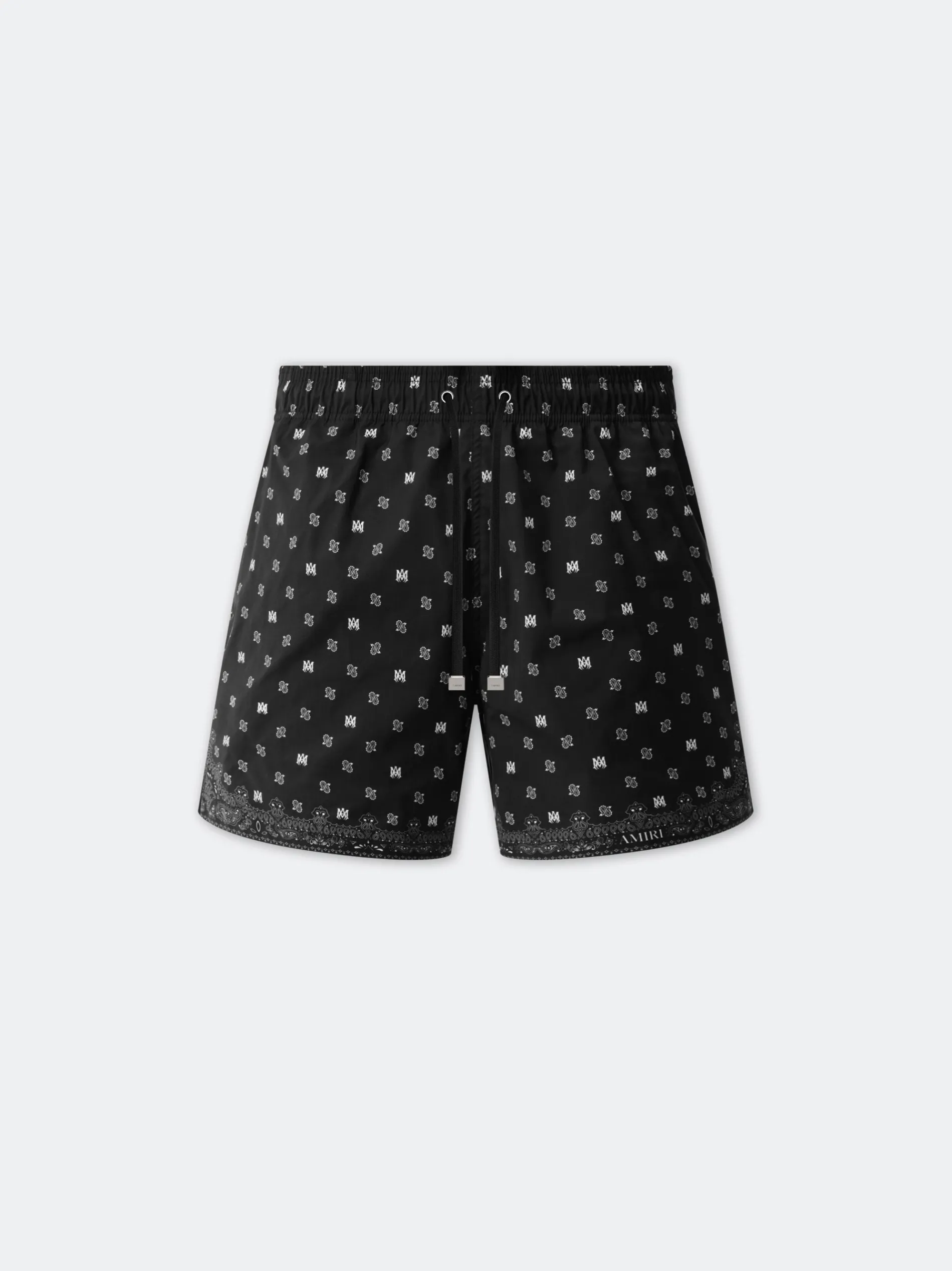 AMIRI Swimwear<MA PAISLEY SWIM TRUNK BLACK