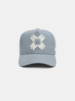 AMIRI Hats|Hats<MA QUAD CANVAS HAT DUSTY BLUE