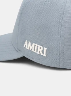 AMIRI Hats|Hats<MA QUAD CANVAS HAT DUSTY BLUE