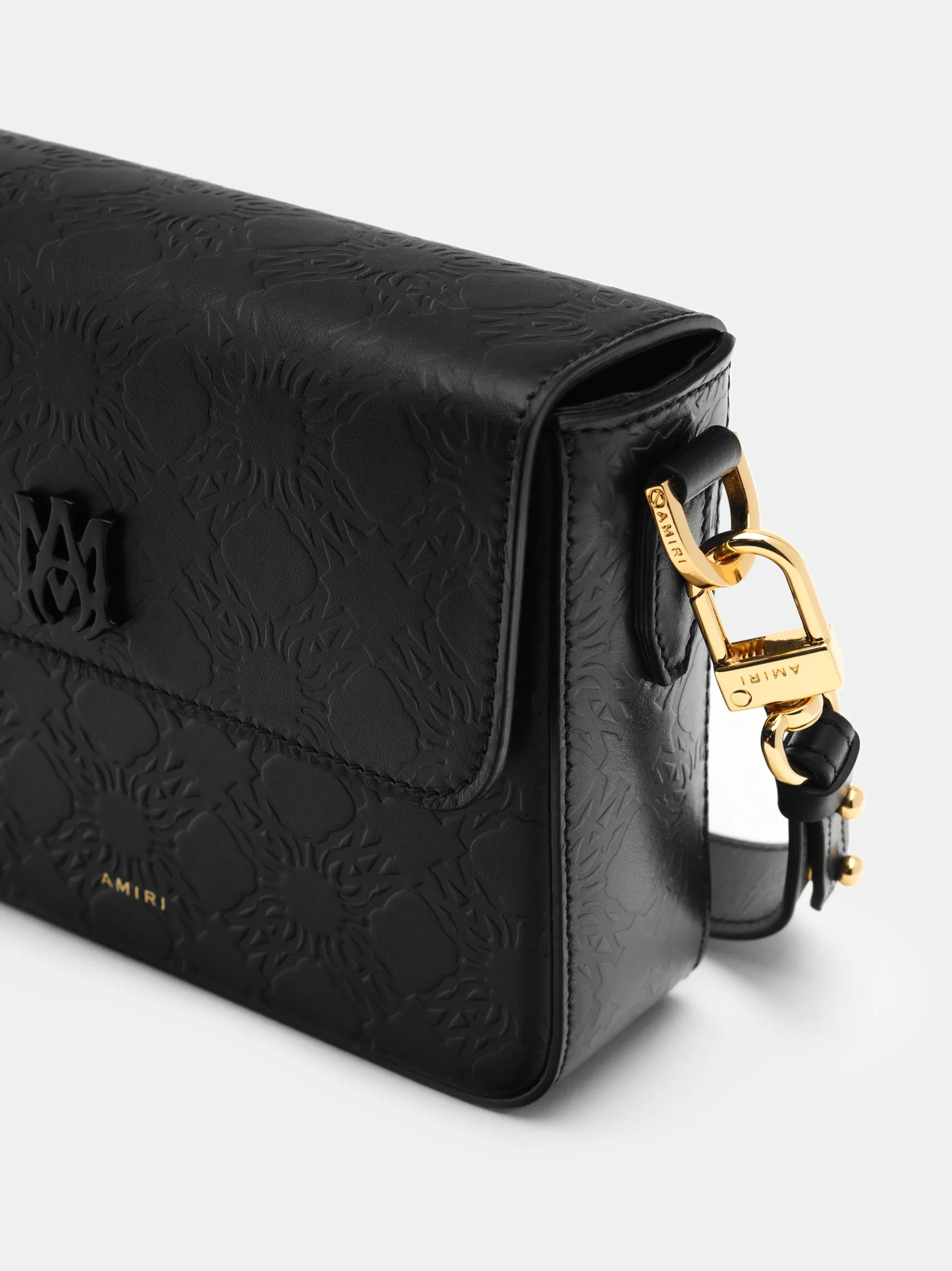 AMIRI Crossbody|Bags<MA QUAD LEATHER CROSSBODY BLACK