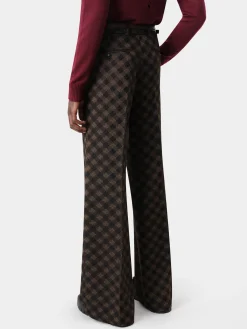 AMIRI Pants<MA QUAD RELAXED FLARE DARK BROWN