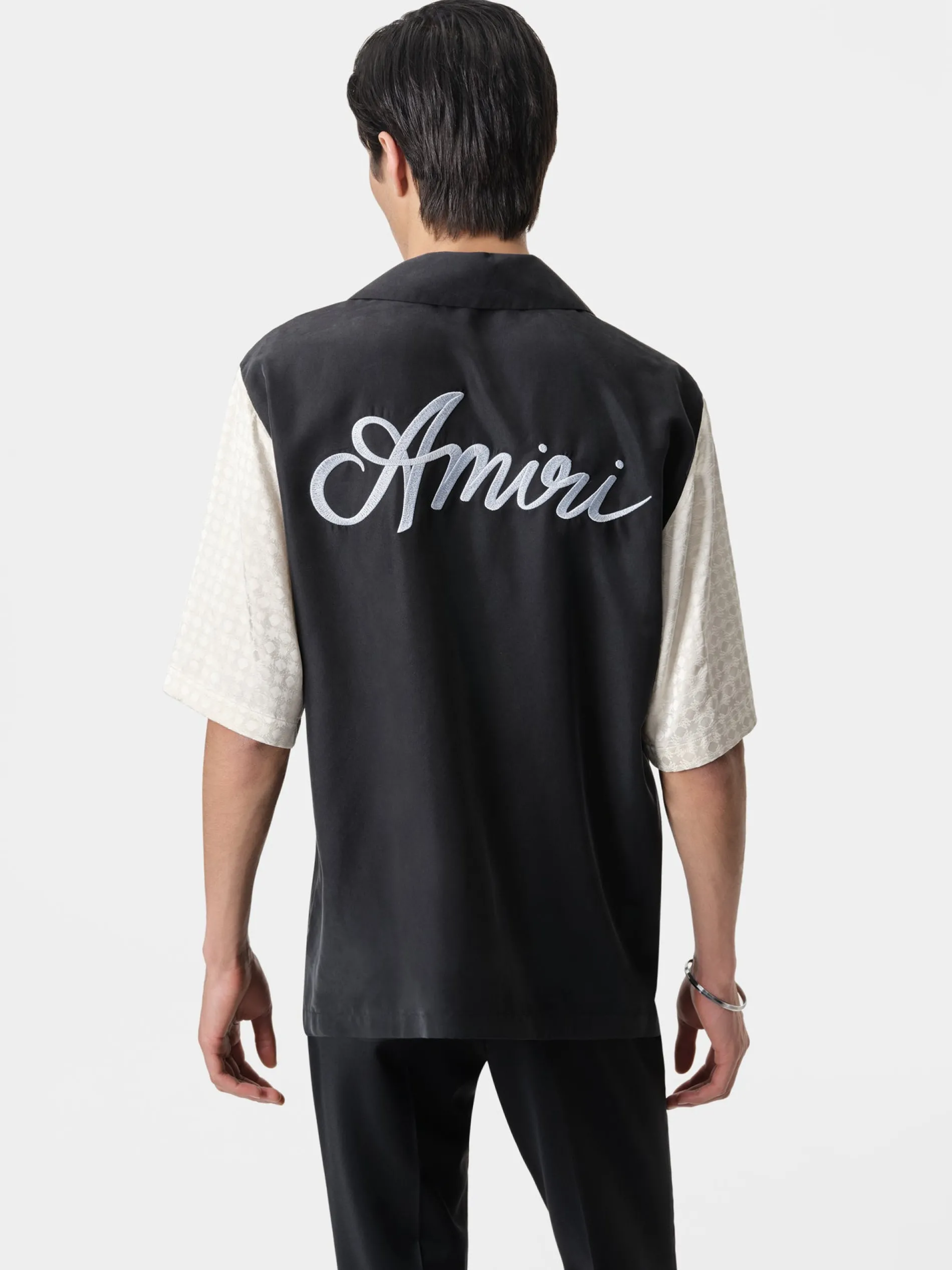 AMIRI Shirts<MA QUAD YOKE CAMP SHIRT BLACK
