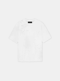 AMIRI Tees<MA SHOTGUN EMBROIDERED TEE White