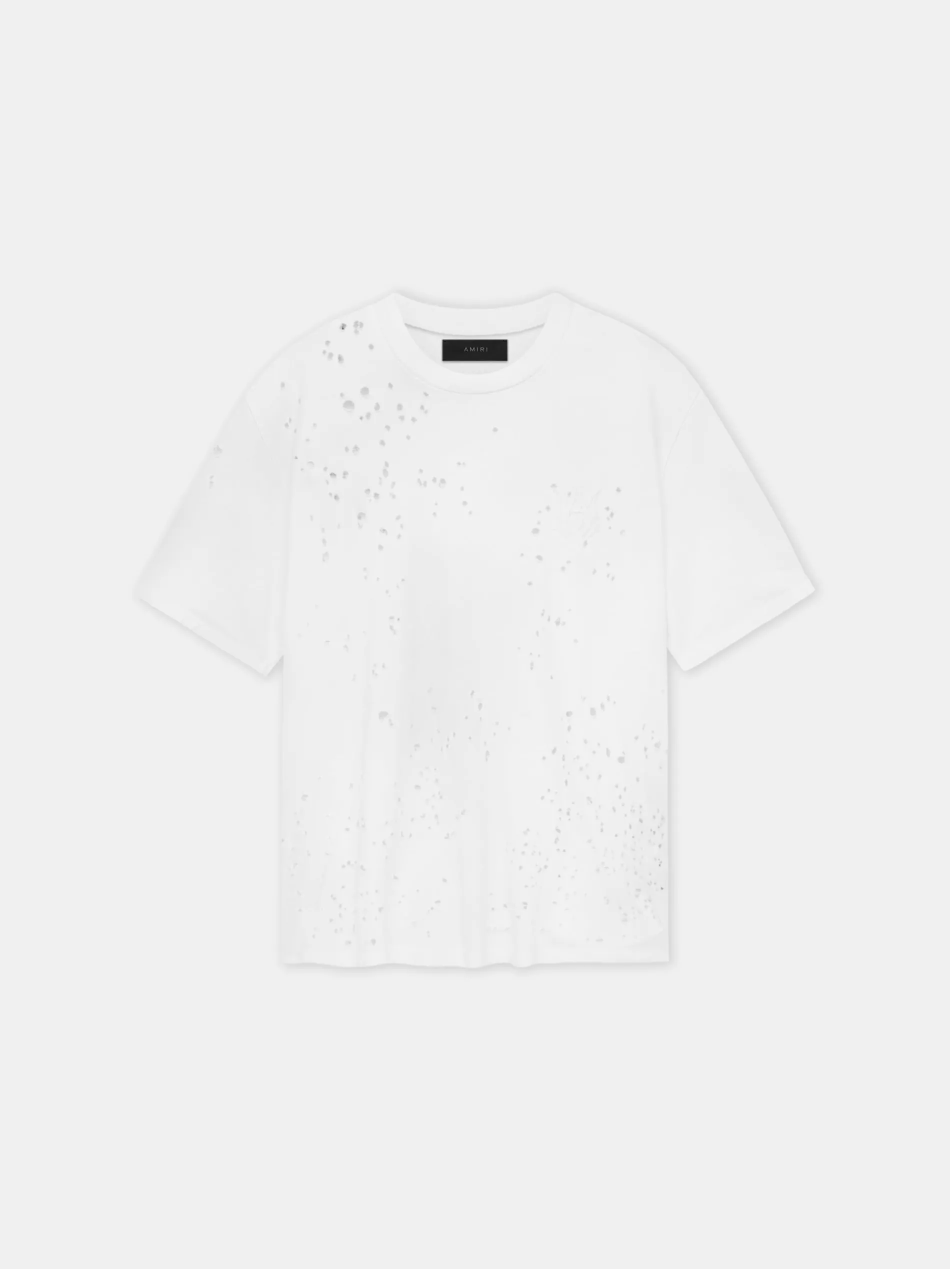 AMIRI Tees<MA SHOTGUN EMBROIDERED TEE White