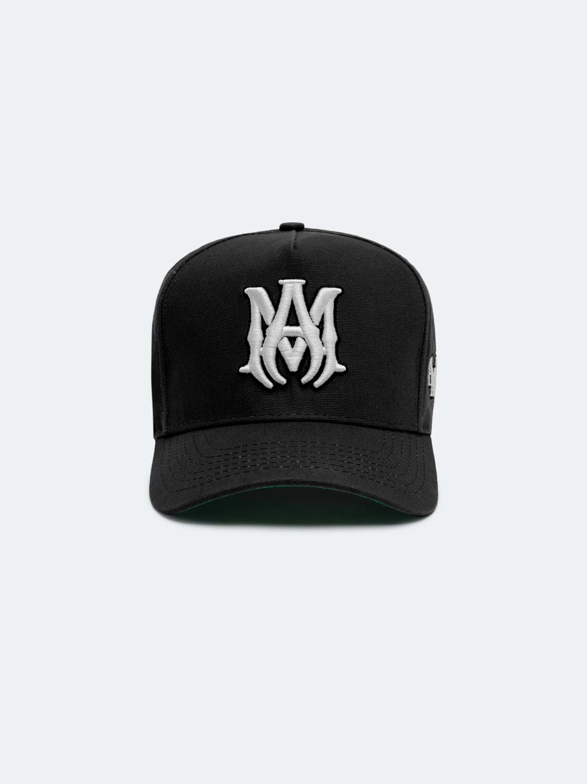 AMIRI Hats|Hats<MA STAGGERED FULL CANVAS HAT Black Off White