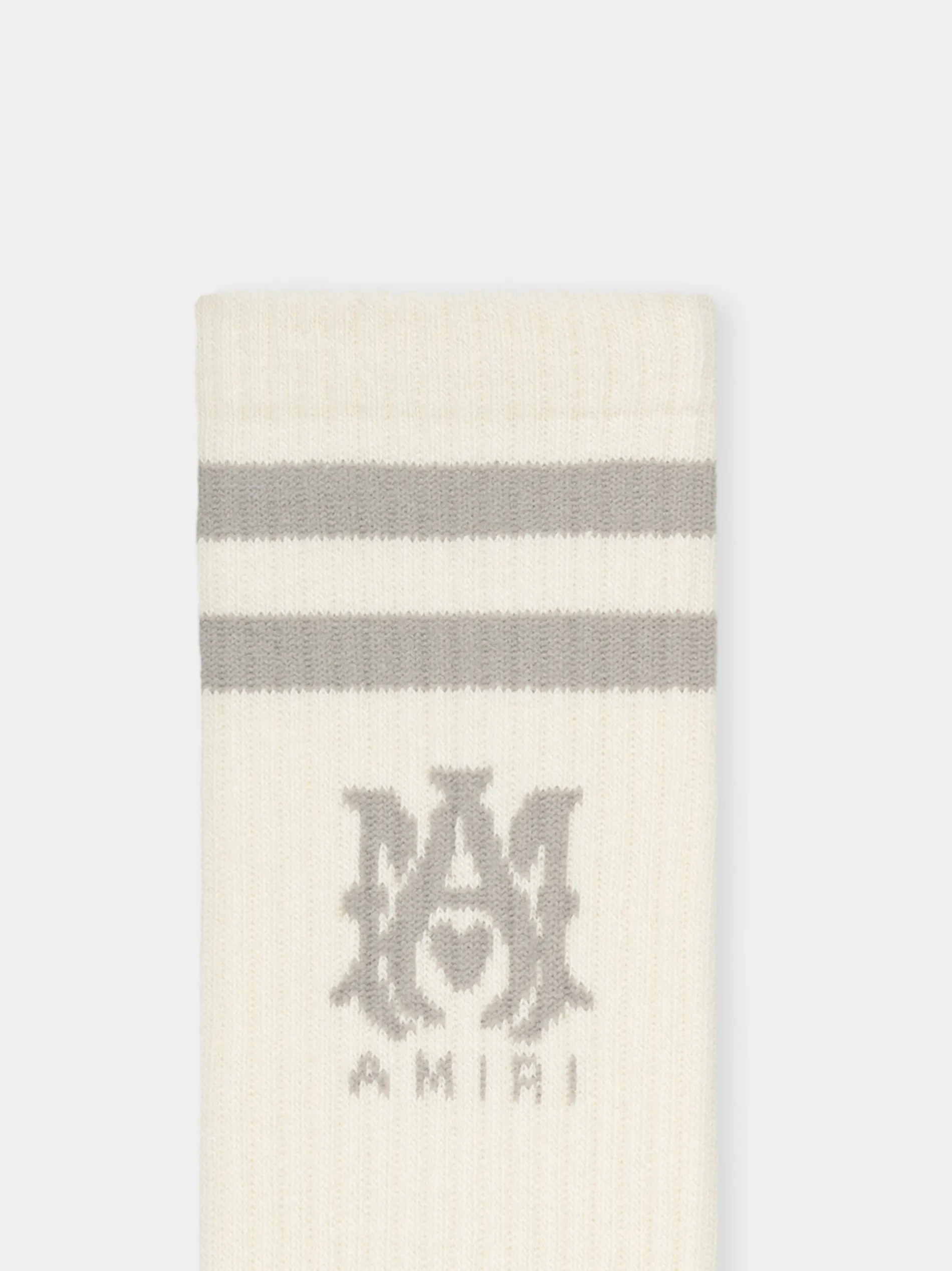 AMIRI Socks|Socks<MA STRIPE SOCK Alabaster
