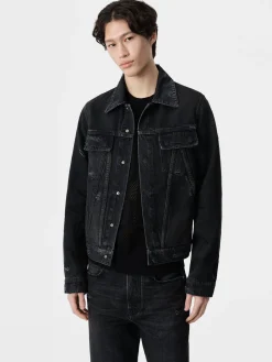 AMIRI Denim<MA TRUCKER JACKET Vintage Black