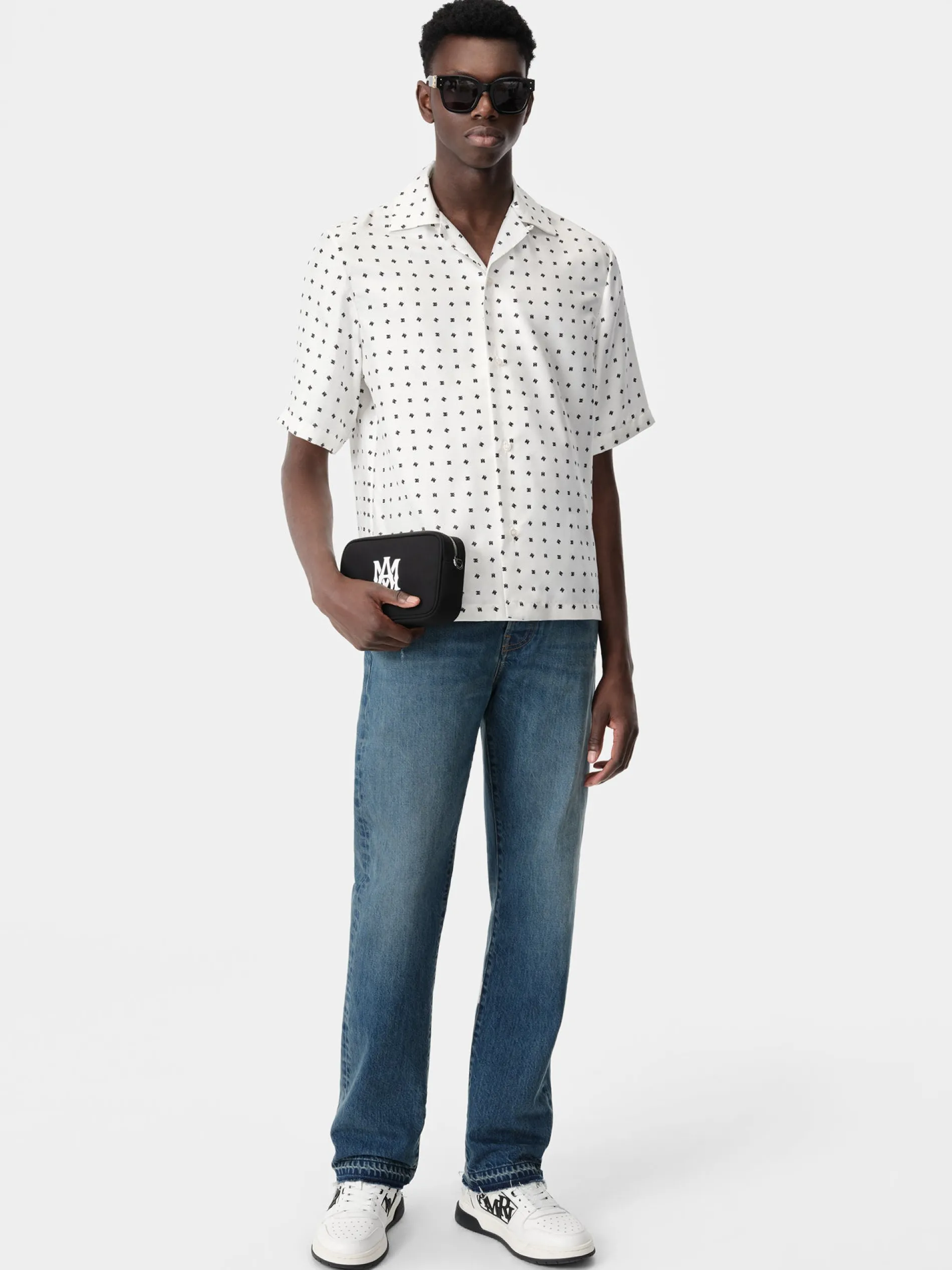 AMIRI Shirts<MIX AND MATCH MA SHIRT White
