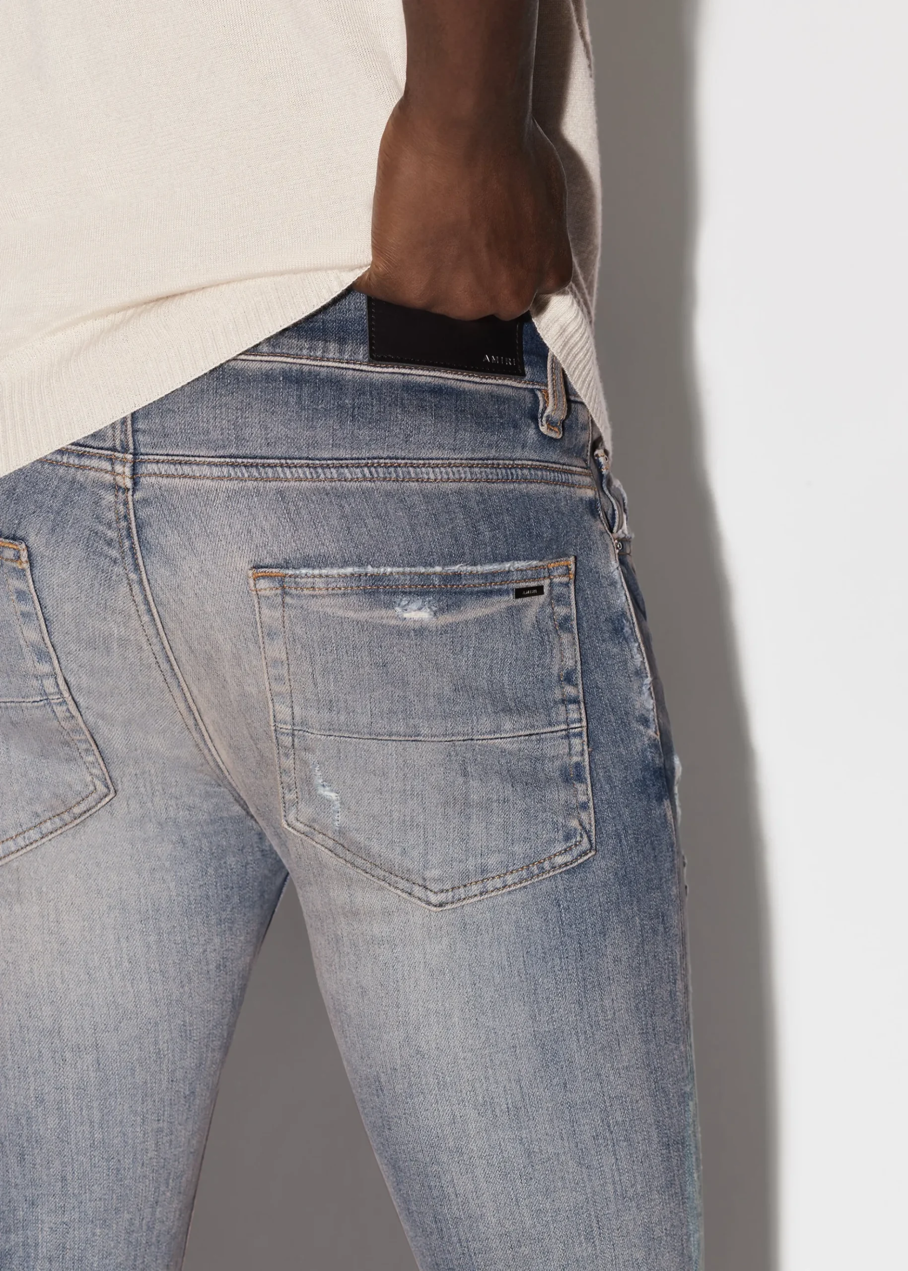 AMIRI Denim<MX1 JEAN CLAY INDIGO