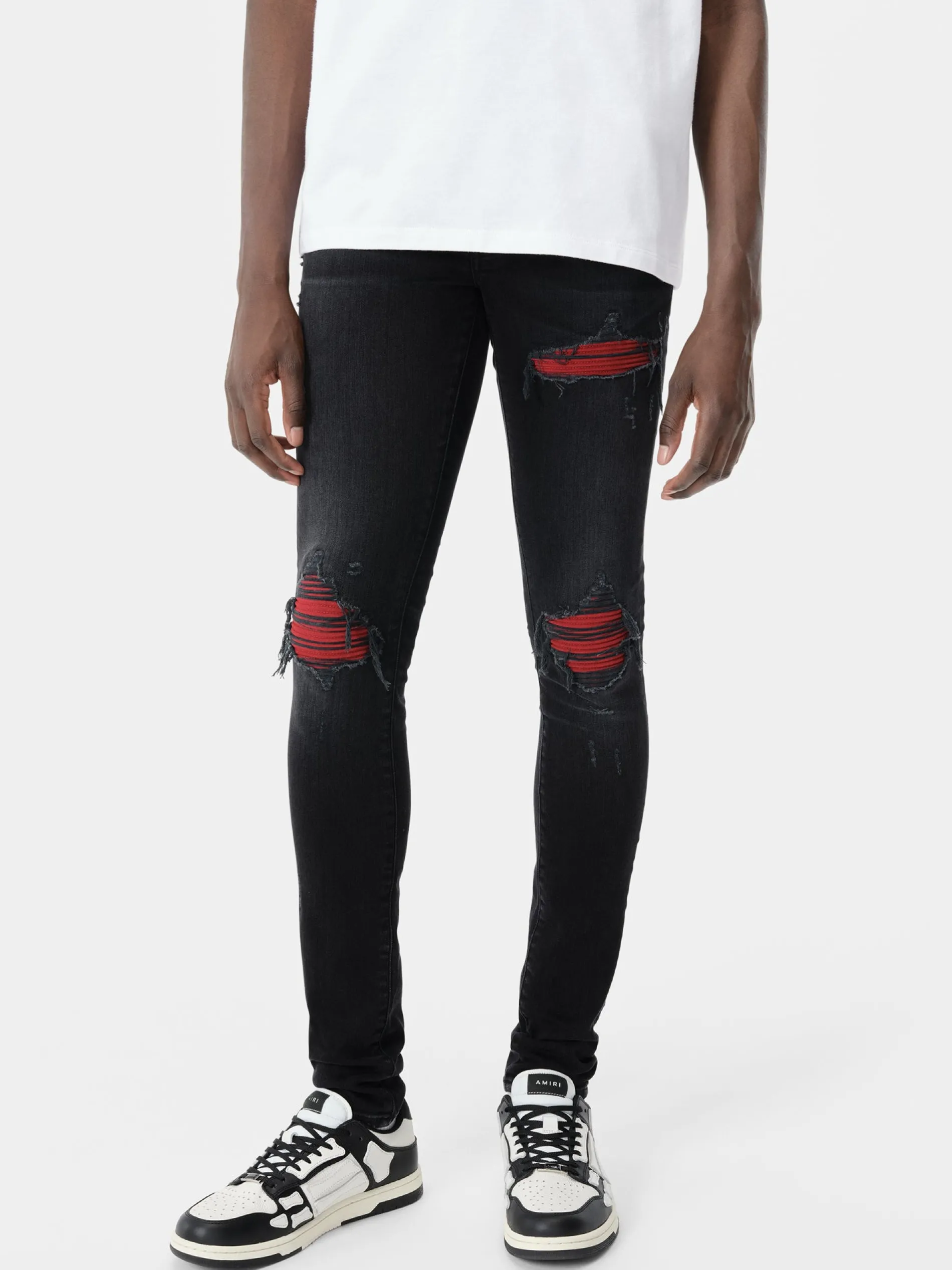 AMIRI Denim<MX1 SUEDE JEAN Vintage Black