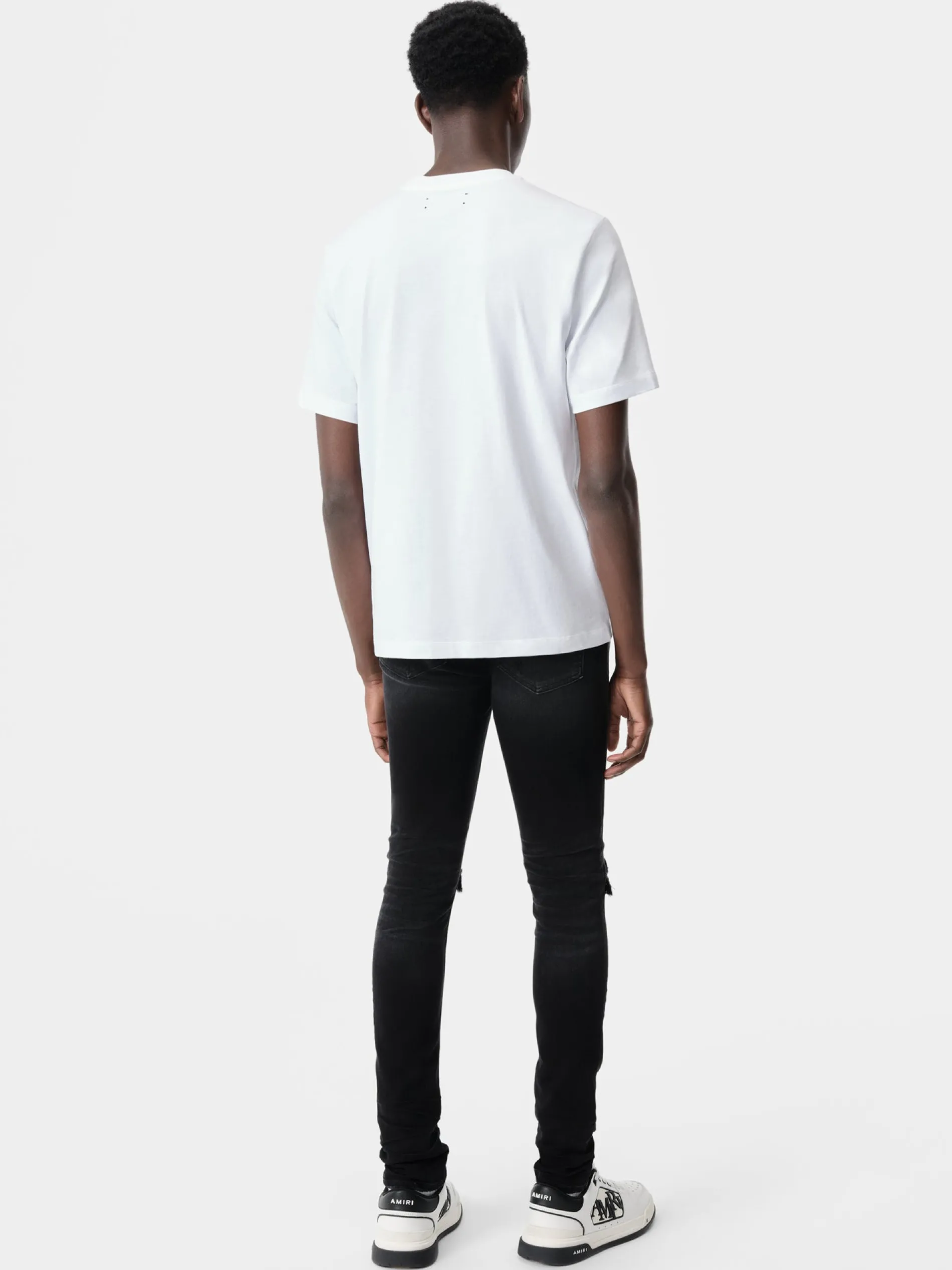 AMIRI Denim<MX1 ULTRASUEDE Vintage Black