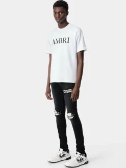 AMIRI Denim<MX1 ULTRASUEDE Vintage Black