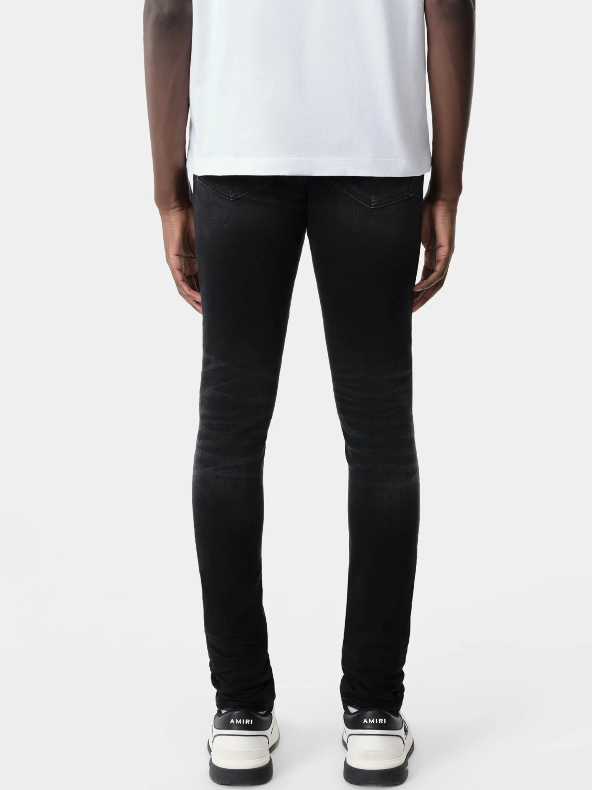 AMIRI Denim<MX1 ULTRASUEDE Vintage Black