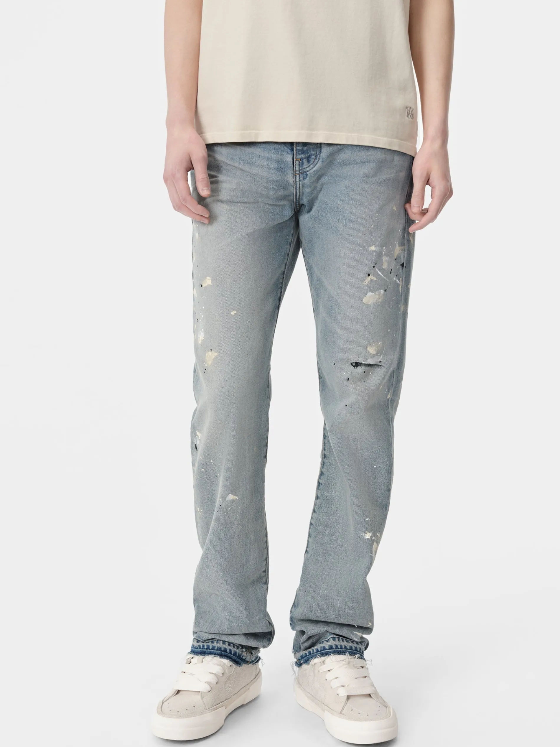 AMIRI Denim<PAINTER STRAIGHT JEAN Antique Indigo