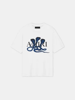 AMIRI Tees<POISON TEE White Blue
