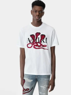 AMIRI Tees<POISON TEE White Red
