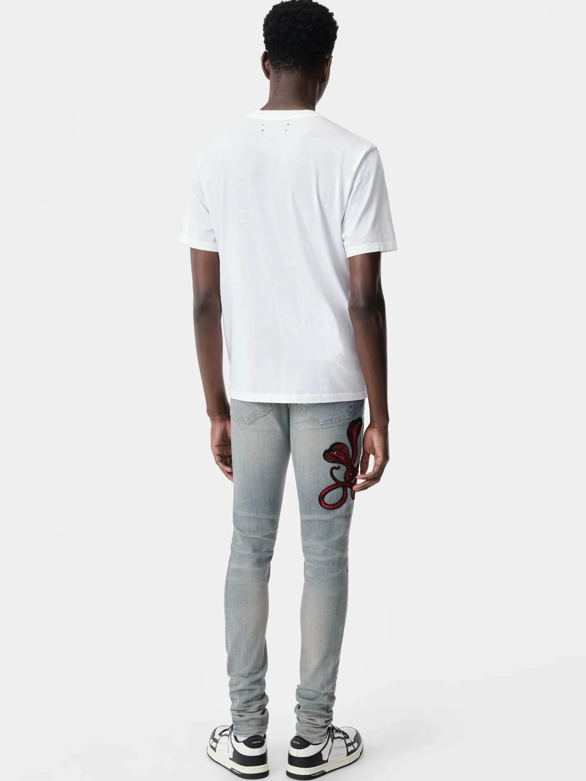AMIRI Denim<RED POISON ARCHIVAL JEAN CLAY INDIGO