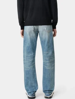 AMIRI Denim<RELEASED HEM STRAIGHT JEAN Crafted Indigo