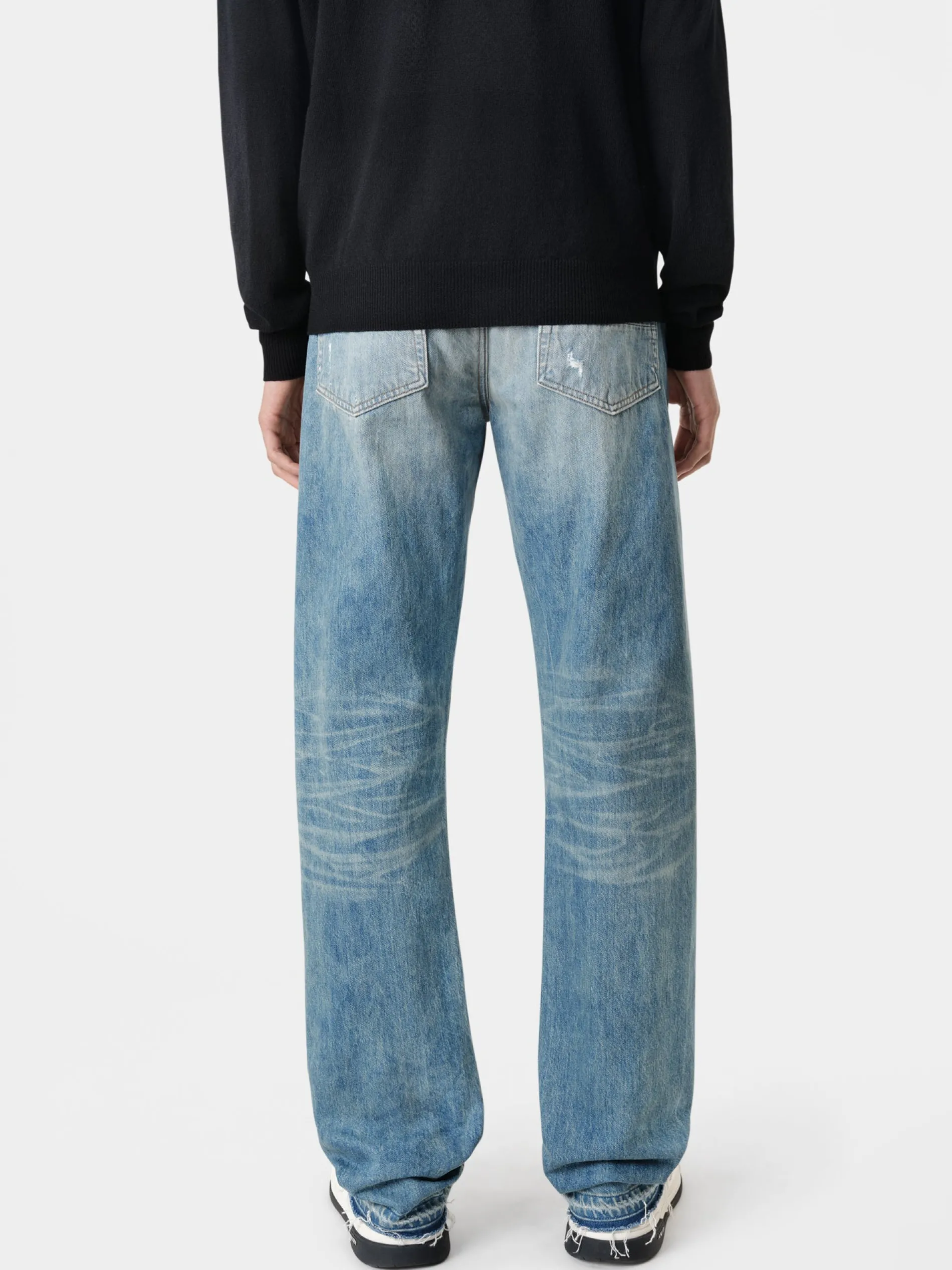AMIRI Denim<RELEASED HEM STRAIGHT JEAN Crafted Indigo