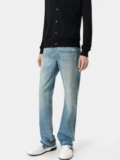 AMIRI Denim<RELEASED HEM STRAIGHT JEAN Crafted Indigo
