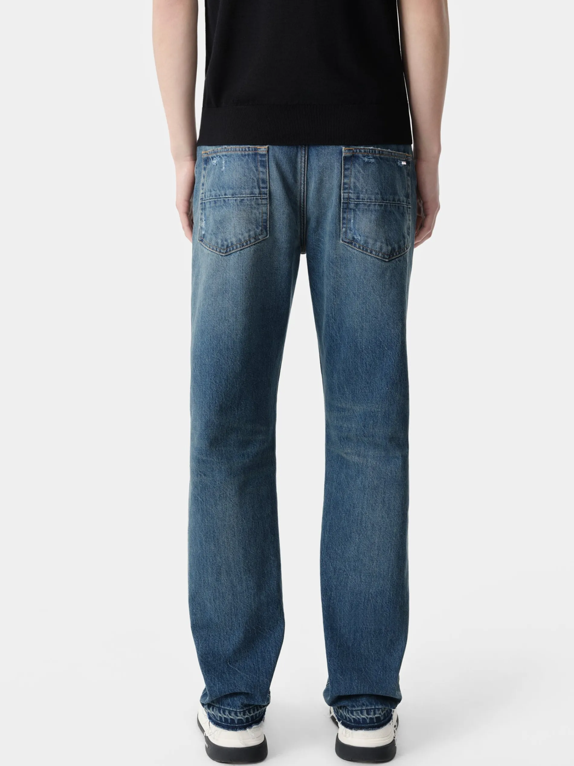 AMIRI Denim<RELEASED HEM STRAIGHT JEAN Dark Indigo