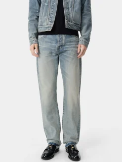 AMIRI Denim<RELEASED HEM STRAIGHT JEAN Antique Indigo