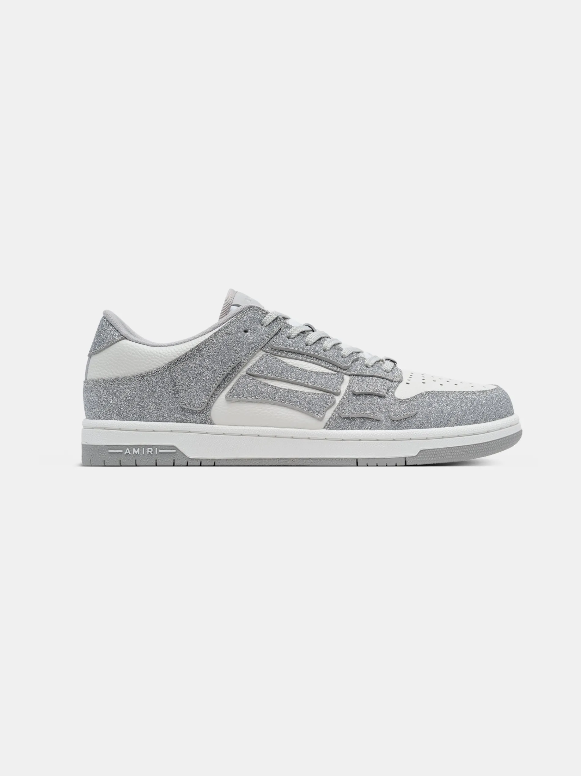 AMIRI Sneakers|Sneakers<SHIMMER SKEL-TOP LOW White Silver