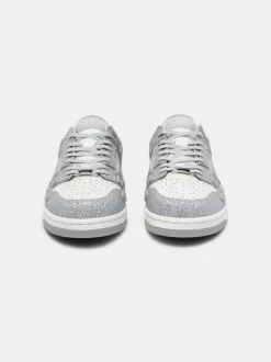 AMIRI Sneakers|Sneakers<SHIMMER SKEL-TOP LOW White Silver