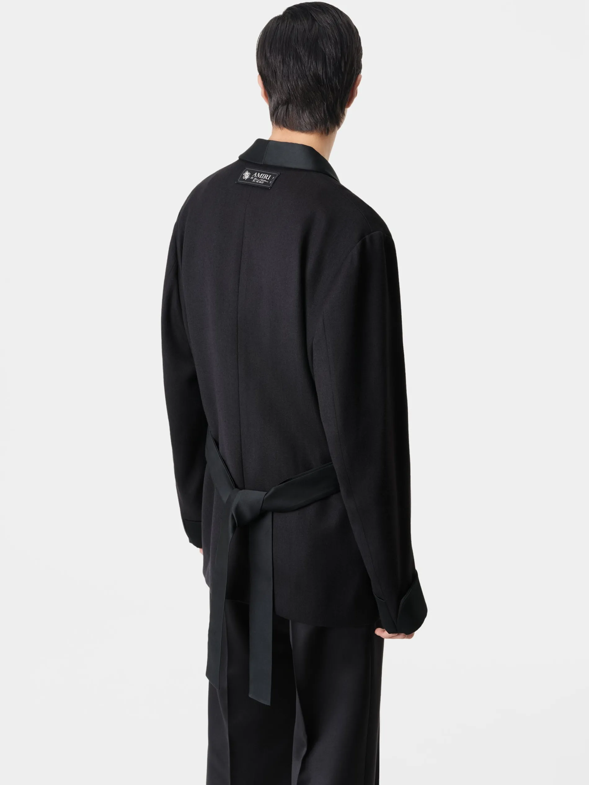 AMIRI Outerwear<SMOKING JACKET BLACK