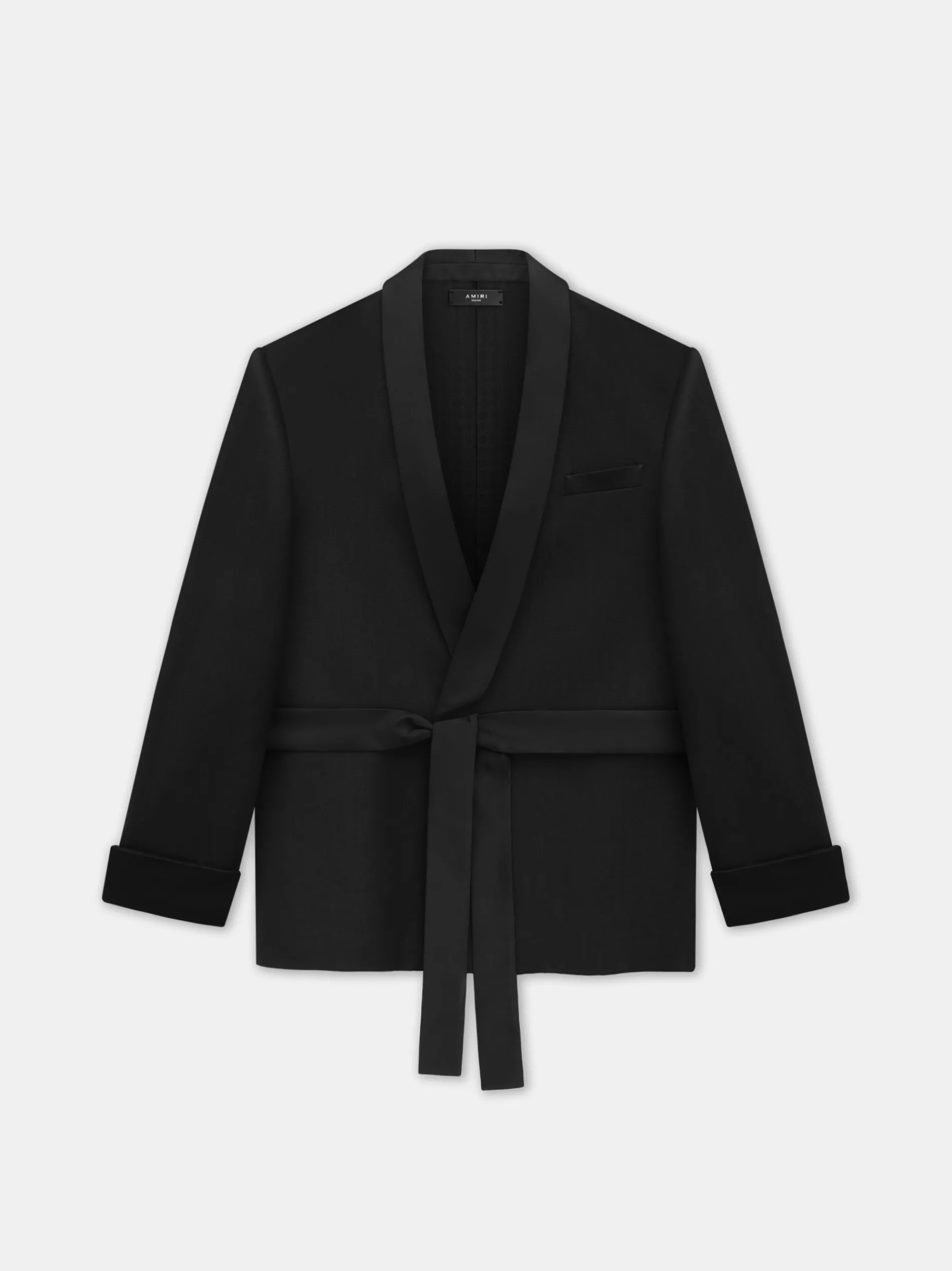 AMIRI Outerwear<SMOKING JACKET BLACK