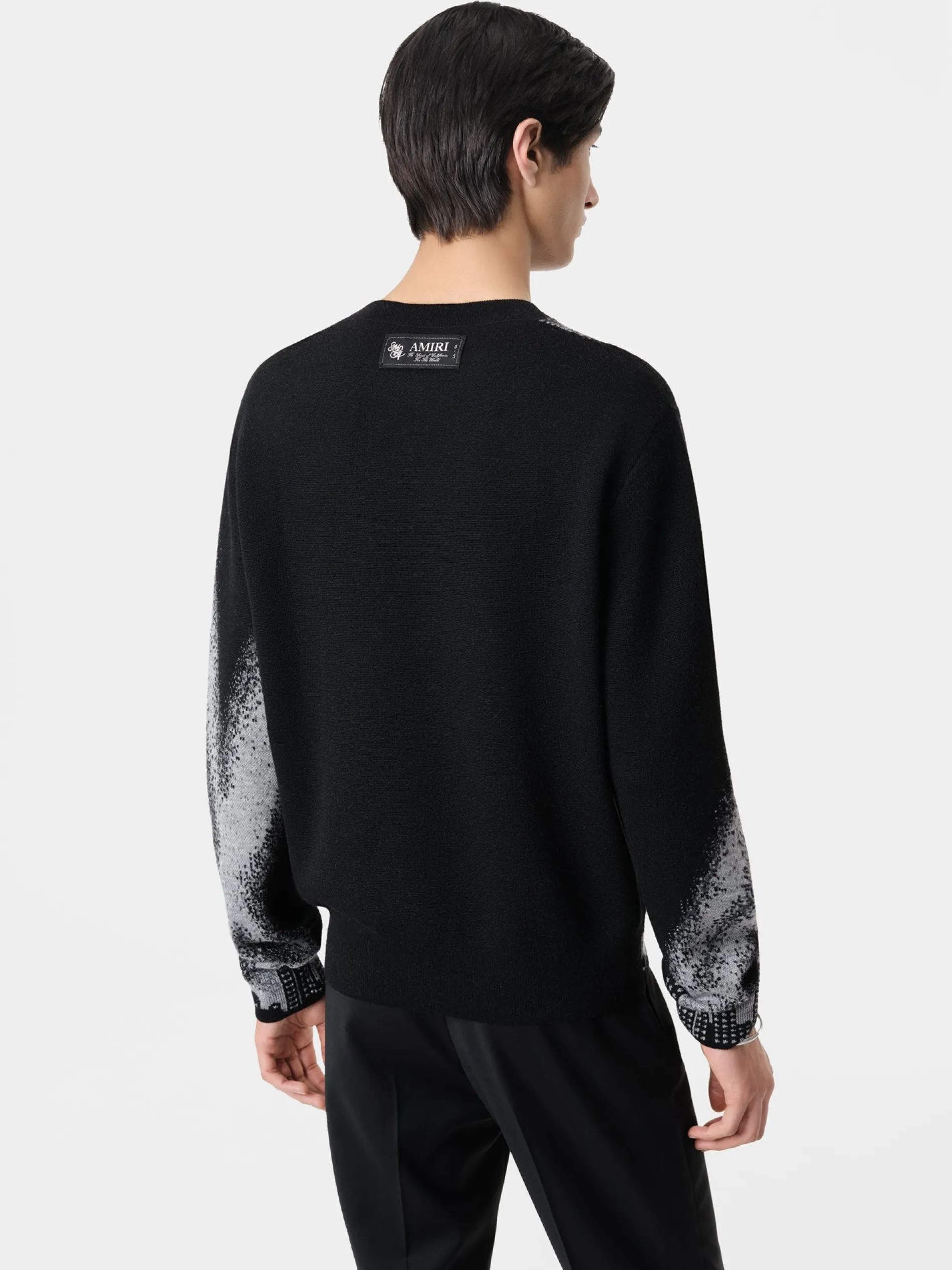 AMIRI Knitwear<SPOTLIGHT CREWNECK BLACK