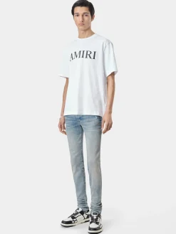 AMIRI Denim<STACK JEAN CLAY INDIGO
