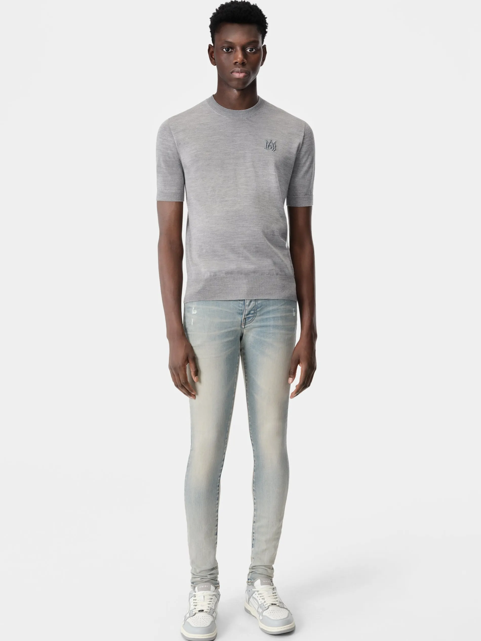 AMIRI Denim<Stack Jean Antique Indigo