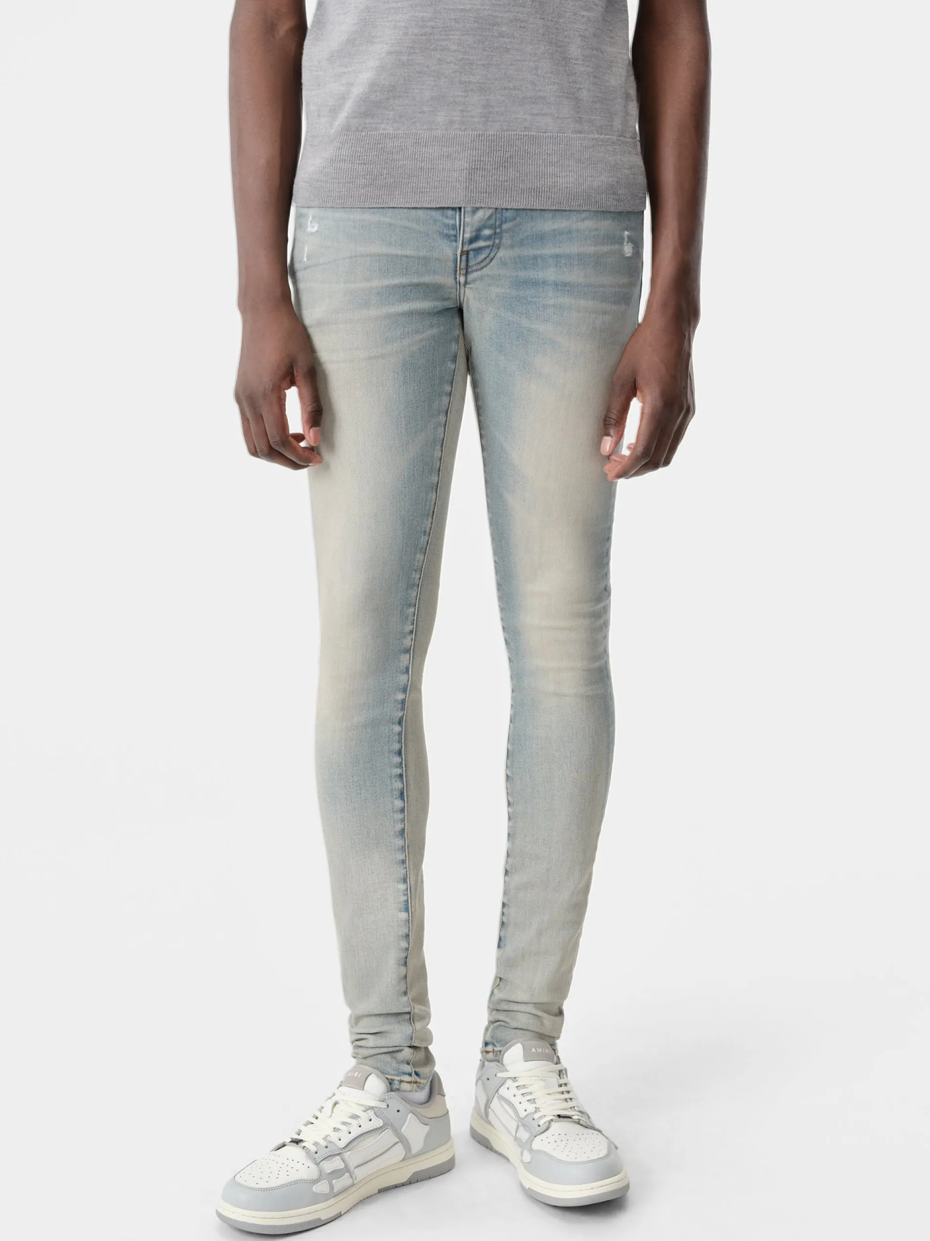 AMIRI Denim<Stack Jean Antique Indigo