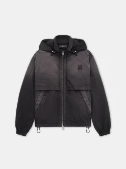 AMIRI Outerwear<SUNFADED MA WINDBREAKER BLACK