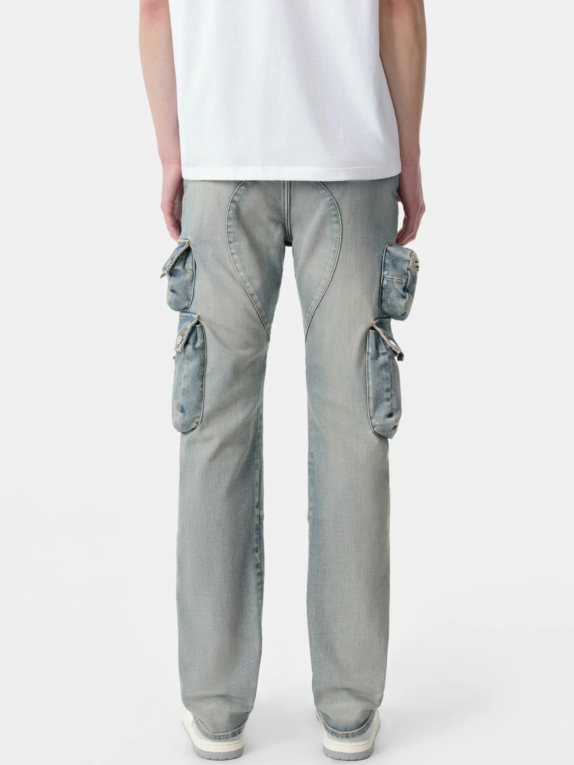 AMIRI Denim<TACTICAL CARGO Antique Indigo