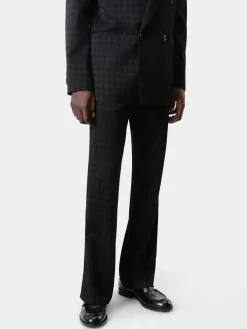 AMIRI Pants<TONAL MA QUAD KICK FLARE BLACK